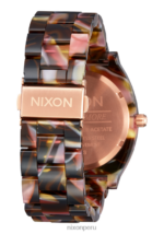 mirar educacion fisica Nixon acetato del contador del tiempo oro rosa/carey rosa 86XRT248 - Image 3