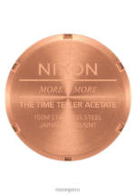 mirar educacion fisica Nixon acetato del contador del tiempo oro rosa/carey rosa 86XRT248 - Image 4