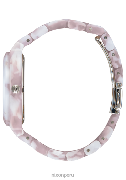 mirar educacion fisica Nixon acetato del contador del tiempo rosa/plata 86XRT250 - Image 2
