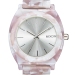 mirar educacion fisica Nixon acetato del contador del tiempo rosa/plata 86XRT250