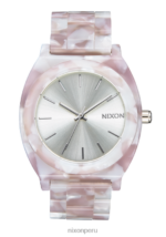 mirar educacion fisica Nixon acetato del contador del tiempo rosa/plata 86XRT250
