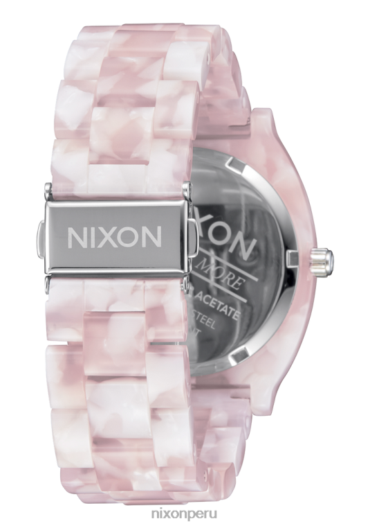 mirar educacion fisica Nixon acetato del contador del tiempo rosa/plata 86XRT250 - Image 4