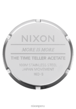 mirar educacion fisica Nixon acetato del contador del tiempo rosa/plata 86XRT250 - Image 5