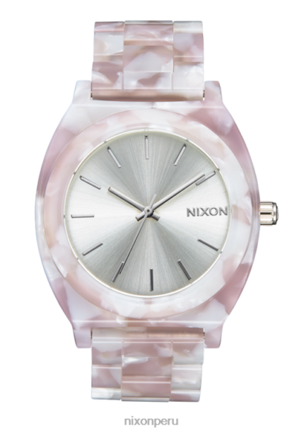 mirar educacion fisica Nixon acetato del contador del tiempo rosa/plata 86XRT250