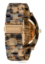 mirar educacion fisica Nixon acetato del contador del tiempo tortuga crema 86XRT246 - Image 3