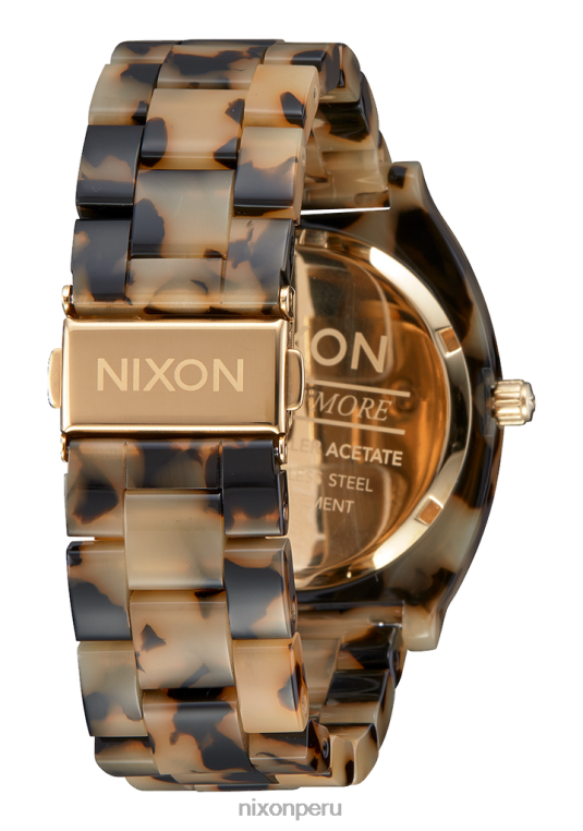 mirar educacion fisica Nixon acetato del contador del tiempo tortuga crema 86XRT246 - Image 3