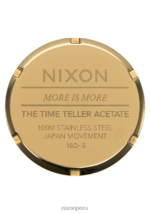 mirar educacion fisica Nixon acetato del contador del tiempo tortuga crema 86XRT246 - Image 4