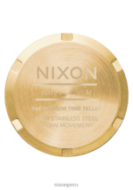 mirar educacion fisica Nixon cajero de tiempo medio oro claro/turquesa 86XRT225 - Image 4