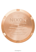 mirar educacion fisica Nixon cajero de tiempo medio todo oro rosa 86XRT227 - Image 4