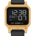 mirar educacion fisica Nixon calor oro/negro 86XRT166