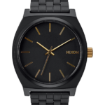 mirar educacion fisica Nixon contador de tiempo negro mate/oro 86XRT37