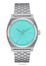 mirar educacion fisica Nixon contador de tiempo plata/turquesa 86XRT38
