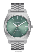mirar educacion fisica Nixon contador de tiempo solar rayo de sol plata/jade 86XRT102