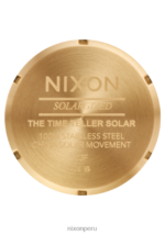mirar educacion fisica Nixon contador de tiempo solar todo dorado/negro 86XRT100 - Image 5