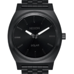mirar educacion fisica Nixon contador de tiempo solar todo negro/blanco 86XRT103