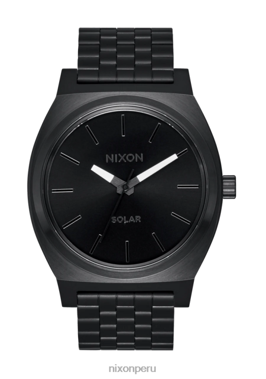 mirar educacion fisica Nixon contador de tiempo solar todo negro/blanco 86XRT103 - Image 1