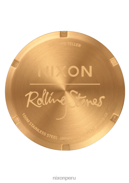 mirar educacion fisica Nixon contador del tiempo de los Rolling Stones oro 86XRT115 - Image 5
