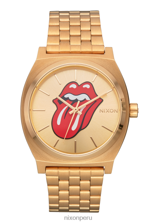mirar educacion fisica Nixon contador del tiempo de los Rolling Stones oro 86XRT115 - Image 1