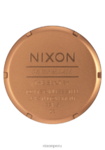 mirar educacion fisica Nixon cuero centinela bronce/negro 86XRT59 - Image 5