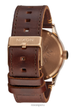 mirar educacion fisica Nixon cuero centinela oro rosa/bronce/marrón 86XRT51 - Image 3