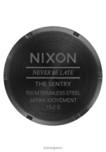 mirar educacion fisica Nixon cuero centinela todo negro 86XRT52 - Image 4