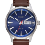 mirar educacion fisica Nixon cuero solar centinela azul marino rayos de sol/plata 86XRT95