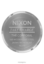 mirar educacion fisica Nixon cuerpos de acero inoxidable plata blanca 86XRT70 - Image 4