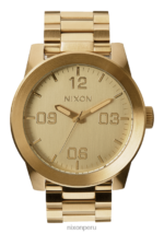mirar educacion fisica Nixon cuerpos de acero inoxidable todo oro 86XRT64