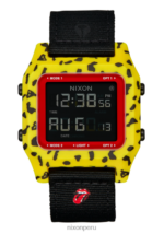 mirar educacion fisica Nixon grapa de piedras rodantes amarillo/negro 86XRT217