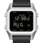 mirar educacion fisica Nixon grapa negro plata 86XRT144