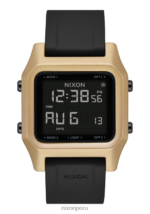 mirar educacion fisica Nixon grapa oro negro 86XRT139