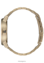 mirar educacion fisica Nixon kensington oro claro/blanco vintage 86XRT232 - Image 2