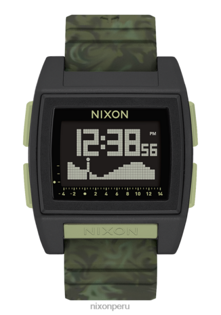 mirar educacion fisica Nixon marea base pro camuflaje verde 86XRT178