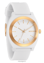 mirar educacion fisica Nixon oportunidad de contar el tiempo blanco/oro mate 86XRT92 - Image 2