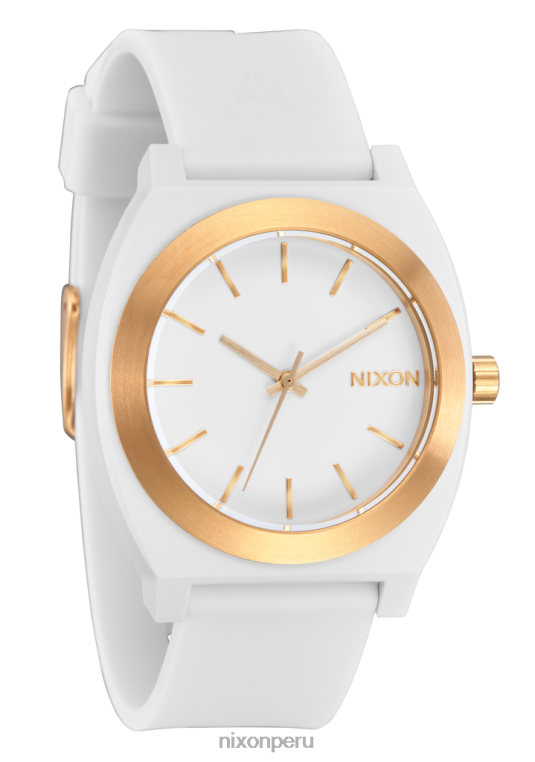 mirar educacion fisica Nixon oportunidad de contar el tiempo blanco/oro mate 86XRT92 - Image 2