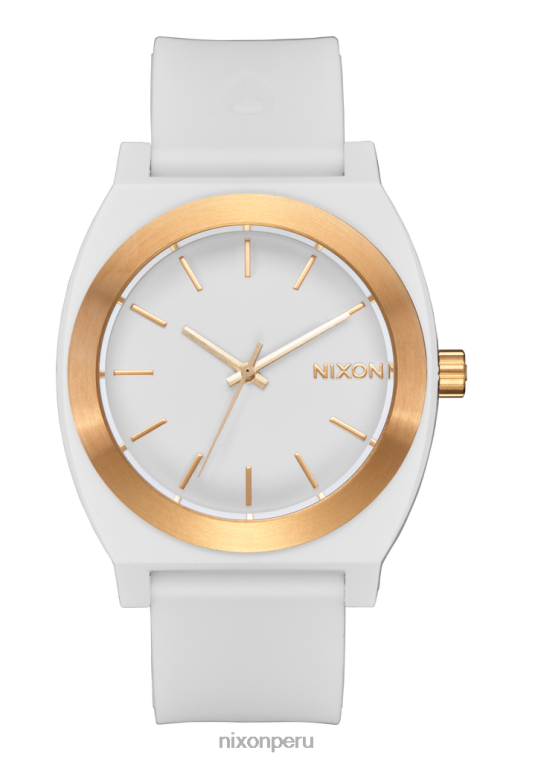 mirar educacion fisica Nixon oportunidad de contar el tiempo blanco/oro mate 86XRT92 - Image 1