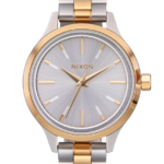 mirar educacion fisica Nixon optimista oro plateado 86XRT242