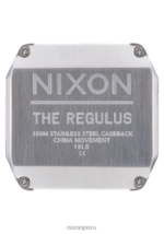 mirar educacion fisica Nixon régulo negro/plata 86XRT159 - Image 5
