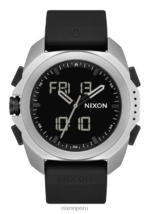 mirar educacion fisica Nixon ripley negro plata 86XRT194