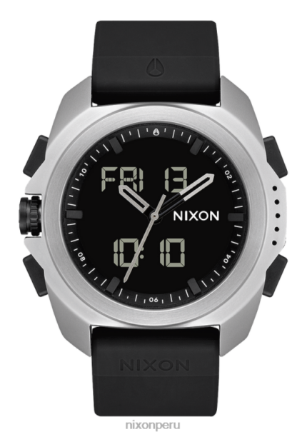 mirar educacion fisica Nixon ripley negro plata 86XRT194