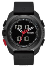 mirar educacion fisica Nixon ripley negro/rojo 86XRT191