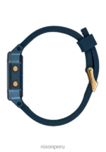 mirar educacion fisica Nixon sirena de acero inoxidable azul marino/oro 86XRT208 - Image 2