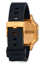 mirar educacion fisica Nixon sirena de acero inoxidable oro/negro 86XRT207 - Image 3