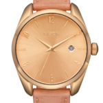 mirar educacion fisica Nixon thalia cuero dorado claro/bronceado 86XRT259