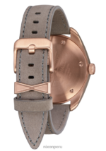 mirar educacion fisica Nixon thalia cuero rayo de sol gris/oro rosa/gris 86XRT258 - Image 3