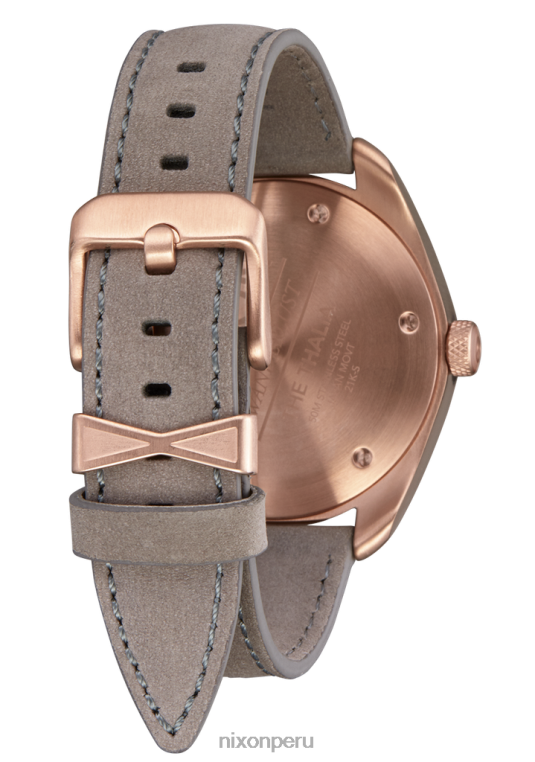 mirar educacion fisica Nixon thalia cuero rayo de sol gris/oro rosa/gris 86XRT258 - Image 3