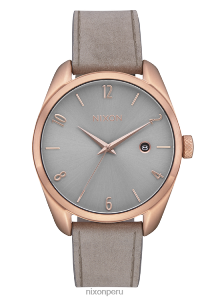 mirar educacion fisica Nixon thalia cuero rayo de sol gris/oro rosa/gris 86XRT258