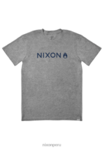 ropa educacion fisica Nixon camiseta base gris jaspeado oscuro 86XRT485