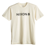 ropa educacion fisica Nixon camiseta base repreve natural/negro 86XRT506