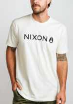 ropa educacion fisica Nixon camiseta base repreve natural/negro 86XRT506 - Image 3
